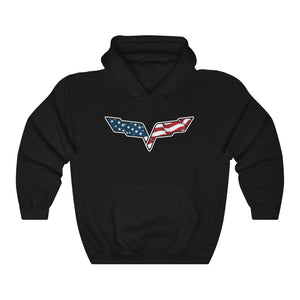 C6 American Flag Hoodie