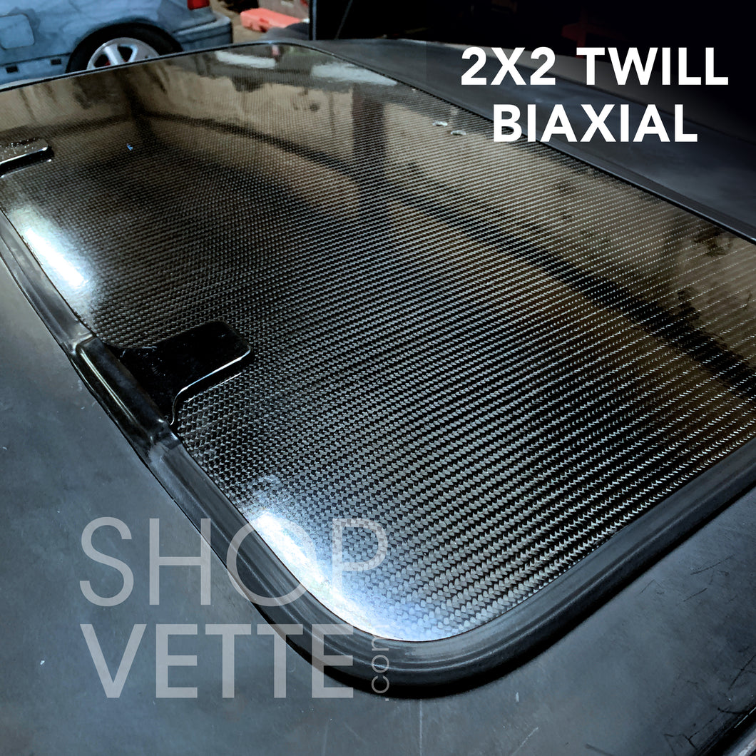 240SX(S13 Hatch) Carbon fiber Sunroof 2x2 TWILL BIAXIAL